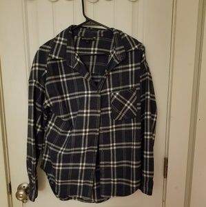 brandy oversized flannel